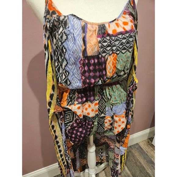 Anthropologie The Ray Romper Tie Skirt Large Boho Flowy Call Out* 22 - Picture 3 of 8